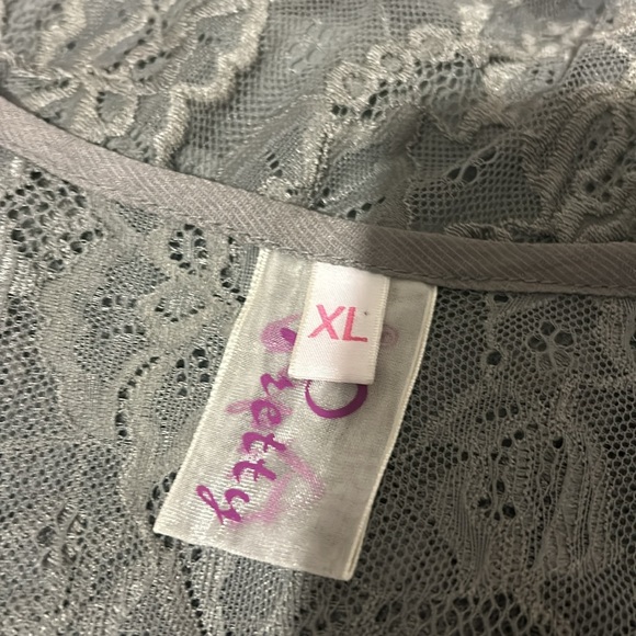 Sage lace up long sleeve blouse fully lined - Picture 5 of 6